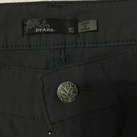 Prana Black Gray Stretch Jeans - Picture 2 of 6